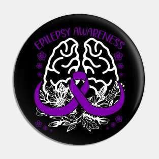 Epilepsy Awareness Epilepsy Awareness Ribbon Pin