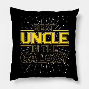 'Best Uncle In The Galaxy' Hilarous Uncle Gift Pillow