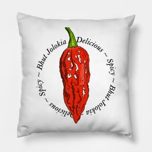 Bhut Jolokia Chilli pepper sticker set habanero jalapeno carolina reaper fatalii Pillow