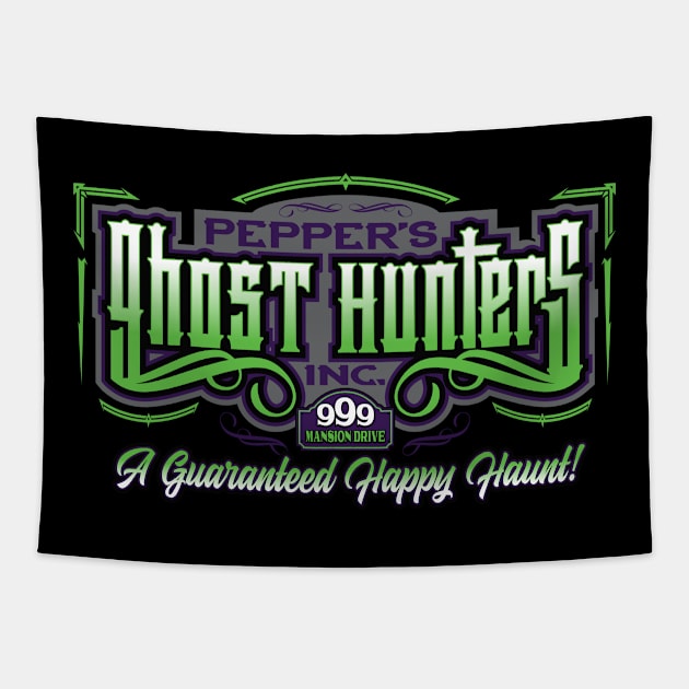 Pepper's Ghost Hunters Tapestry by ResortMagicMerch