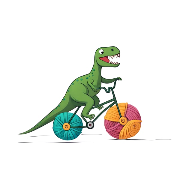 Dinosaur Yarn Bike by MordaxFurittus