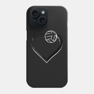 Cute Volleyball Gifts, Love Volleyball Phone Case