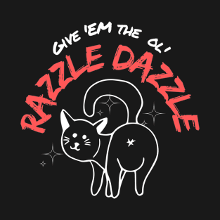 Dazzle vezzle cat T-Shirt