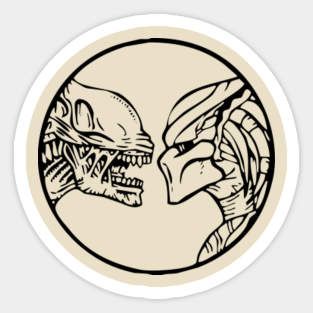 Alien Vs Predator Stickers Teepublic