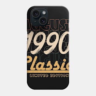 august 1990 birthday Phone Case