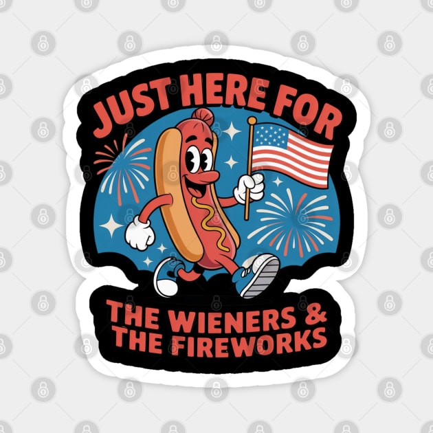 july-4th Magnet by Creatifly Graphic Tees