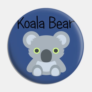 Fuzzy Wuzzy Koala Bear Pin