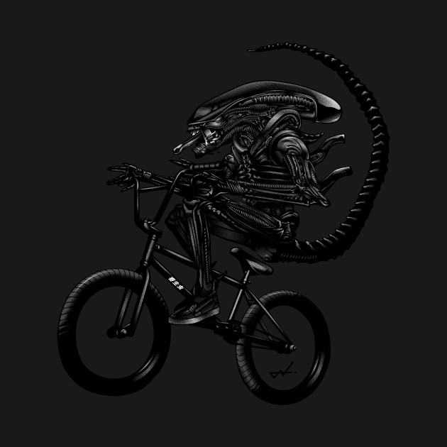 Disover Parasite -BMX Rider -T -Shirt