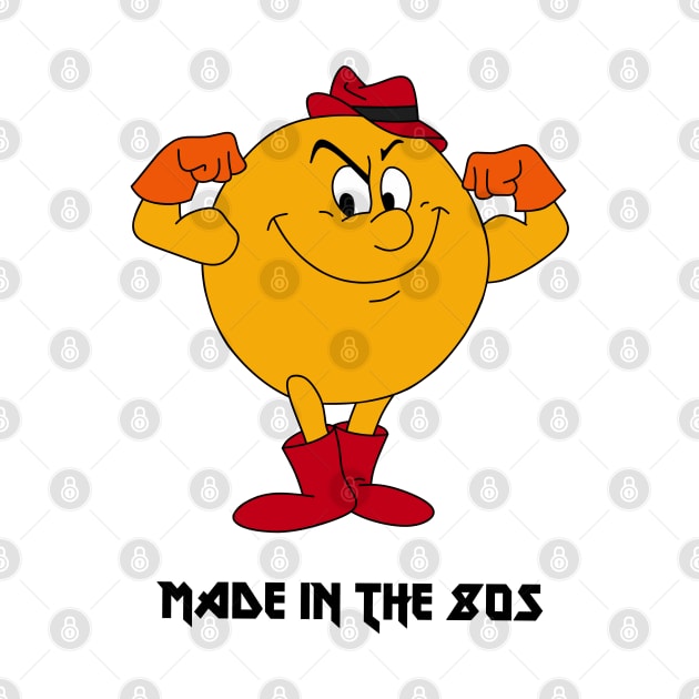 80s pac man cartoon by Annotype