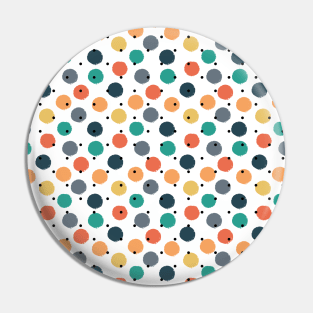 Colorful Polka Dots Seamless Pattern 022#002 Pin