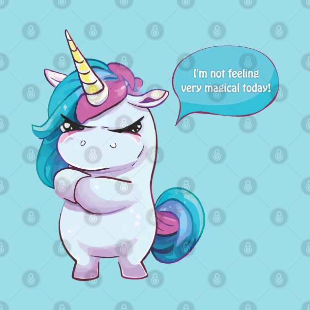 Grumpy Unicorn by Ara-Mora