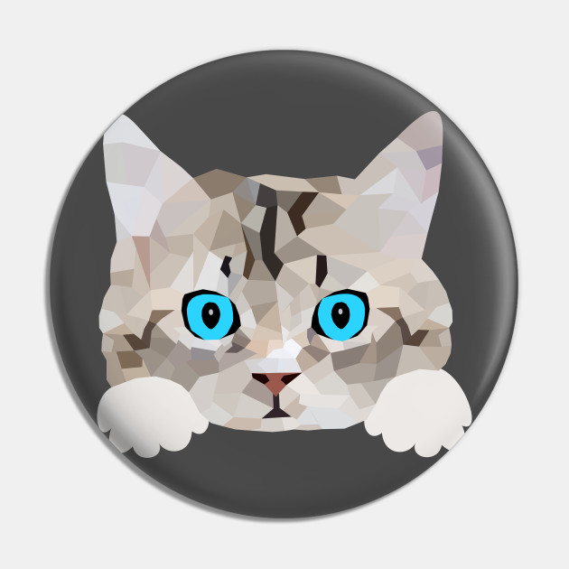 Cute Baby Cat Cat Pin Teepublic
