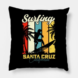 Surfing | Santa Cruz California Pillow