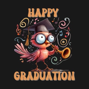 Fun Bird Happy Graduation T-Shirt