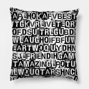 Word Search Pillow