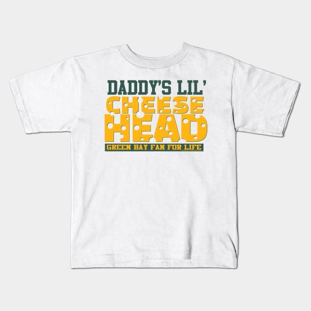 wifecta Daddy's Little Cheesehead Kids T-Shirt