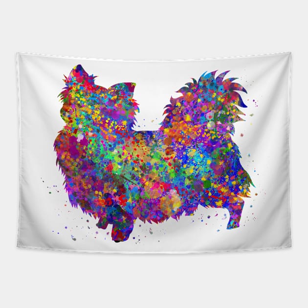 Chihuahua long hair dog Tapestry by Yahya Art