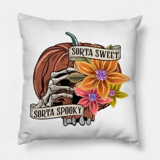 Sorta Sweet Sorta Spooky Pillow