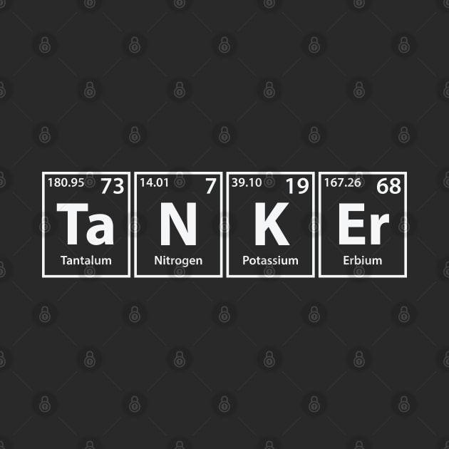 Tanker (Ta-N-K-Er) Periodic Elements Spelling by cerebrands