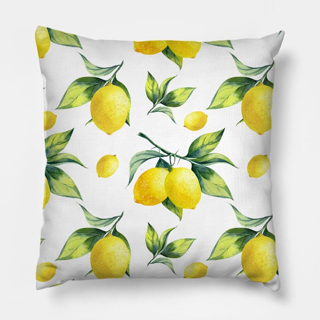 Lemon Pillow by Manutees