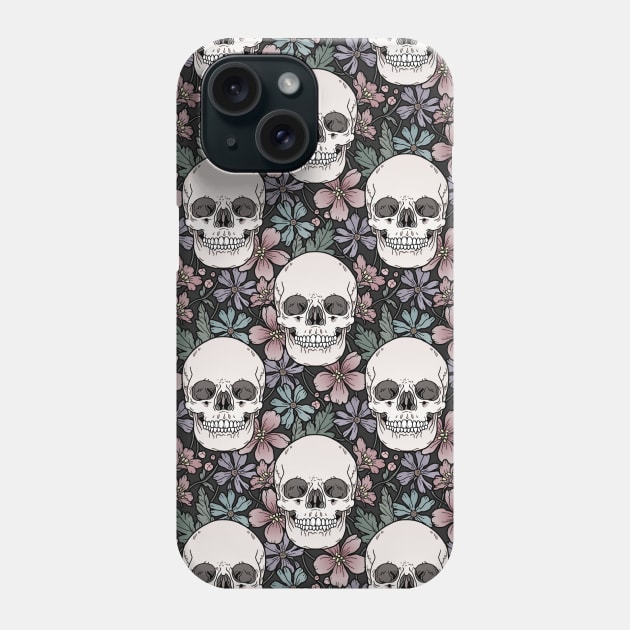 Flowery Pattern Phone Case by tiina menzel