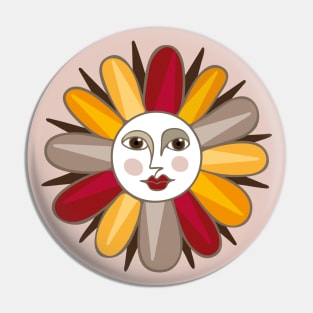 Sun Queen II Pin