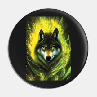 Beautiful Wolf Artwork | Wolf Themed Decor | Aesthetic Wolf | Wolf Illustration Pin