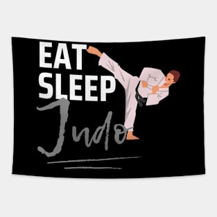 Eat Sleep Judo Tapestry