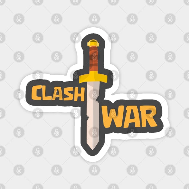 Clash War Magnet by Marshallpro