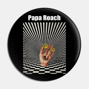 Illuminati Hand Of Papa Roach Pin