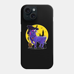 Halloween Witch Unicorn Phone Case