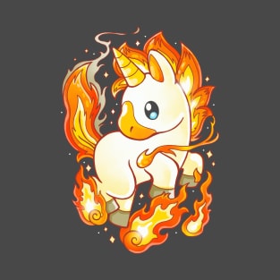 Fire Unicorn T-Shirt