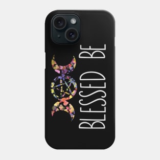 Blessed Be Triple Moon Pentacle Phone Case