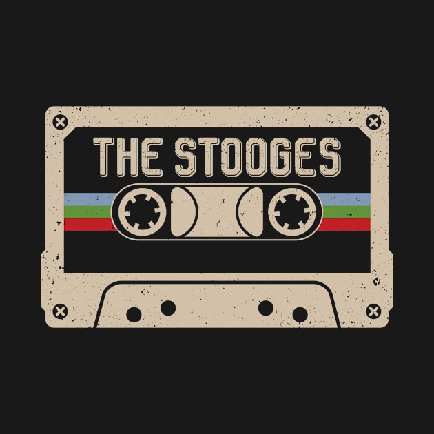 Personalized Stooges Name Birthday Vintage Cassette Tape by Horton Cyborgrobot