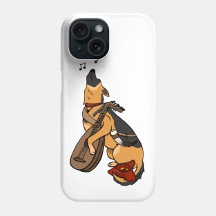 German Shephard Bard | Dog Music Lover | Fantasy Phone Case