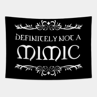 Not a Mimic Monster TRPG Tabletop RPG Gaming Addict Tapestry