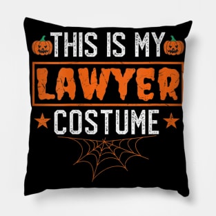 Womens This Is My Lawyer Costume Shirt Funny Halloween Pillow