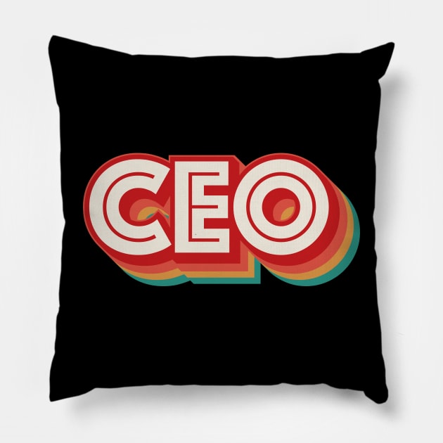 CEO Pillow by n23tees