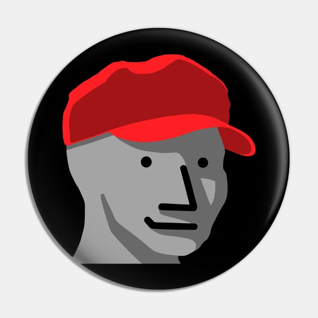 MAGA KID - STAND STRONG - MAGA SMILING KID - NPC Wojak - MEME Pin by gin3art