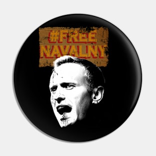 Free Navalny Vintage LOOK ART Pin