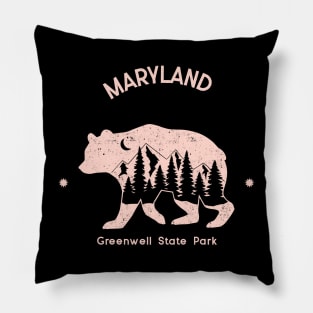 Greenwell State Park Pillow