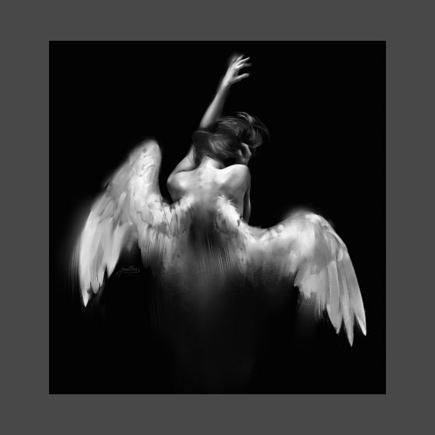 broken angel by jwitless.art
