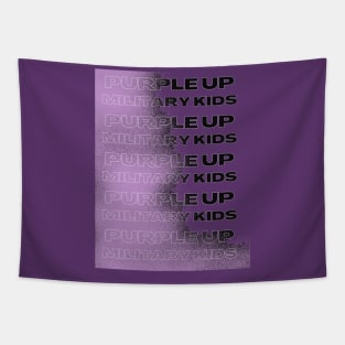 purple up for military kids Tapestry