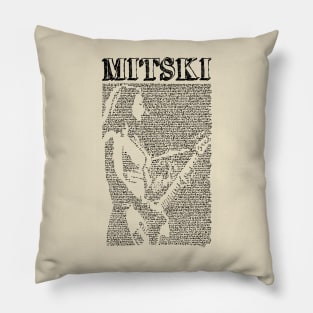 mitski art visual Pillow