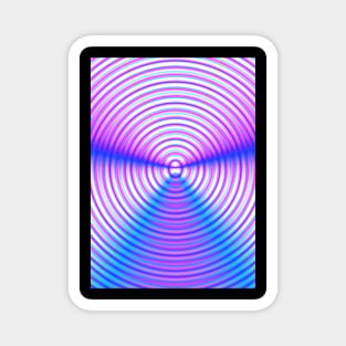 Abstract hipnosis colorful circles Magnet