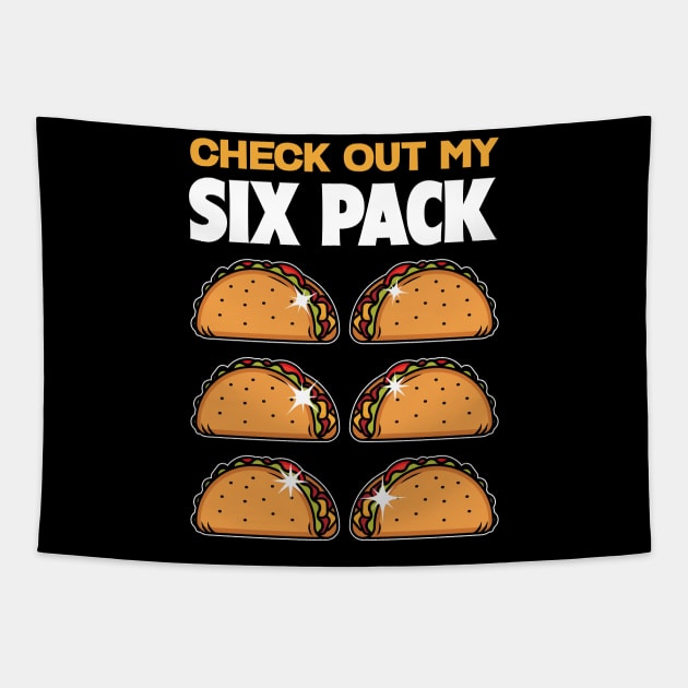 Check out my Sick Pack - Taco Burrito Tortilla Tapestry by merchmafia