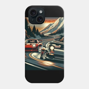 Touge Dog fight Phone Case