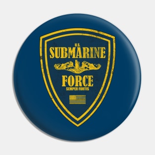 U.S. Submarine Force (distressed) Pin