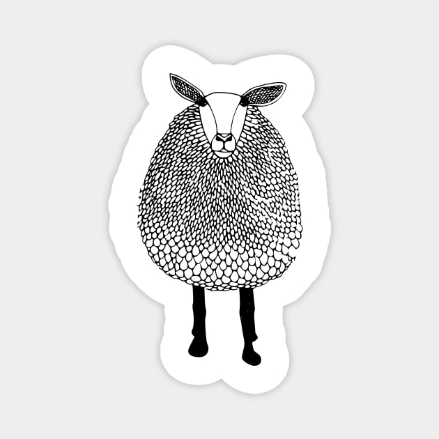 sheep Magnet by xam