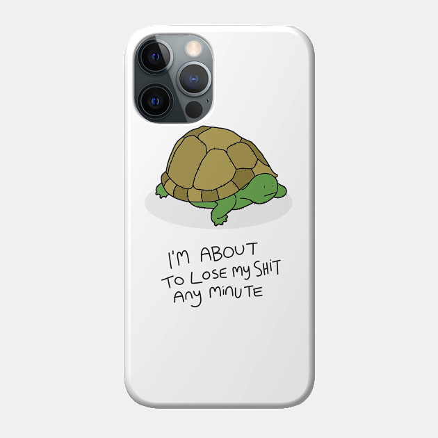 Grumpy Turtle - Turtle - Phone Case